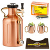 GROWLERWERKS uKeg 64oz Beer Keg, Copper Cocktail Kit