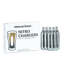 Load image into Gallery viewer, GROWLERWERKS uKeg Nitro Cold Brew Coffee Maker Nitro-Chargers