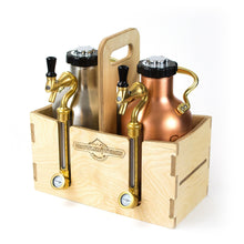 Load image into Gallery viewer, GROWLERWERKS uKeg64 Wooden Carry Case