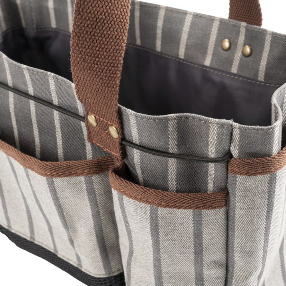 Load image into Gallery viewer, SOPHIE CONRAN Tool Bag - Ticking Stripe Grey