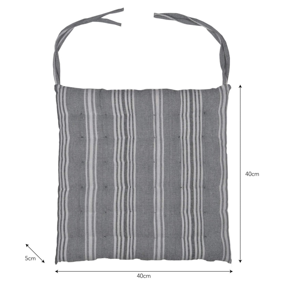 Load image into Gallery viewer, GARDEN TRADING Cotton Seat Cushion - Earl Grey