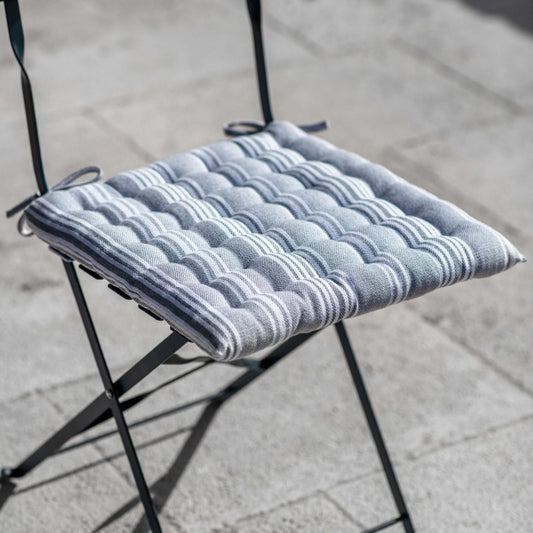 GARDEN TRADING Cotton Seat Cushion - Earl Grey