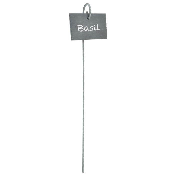 ESSCHERT DESIGN Plant Label Marker on Metal Rod - Set 6
