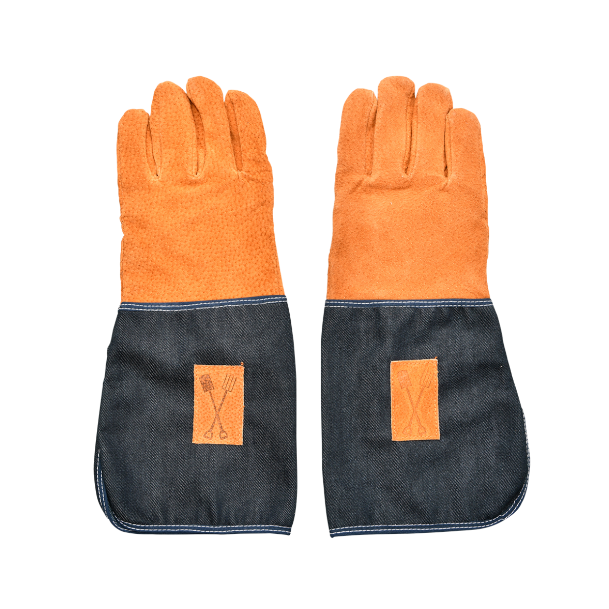 Load image into Gallery viewer, ESSCHERT DESIGN Denim Garden Gloves with Cuffs