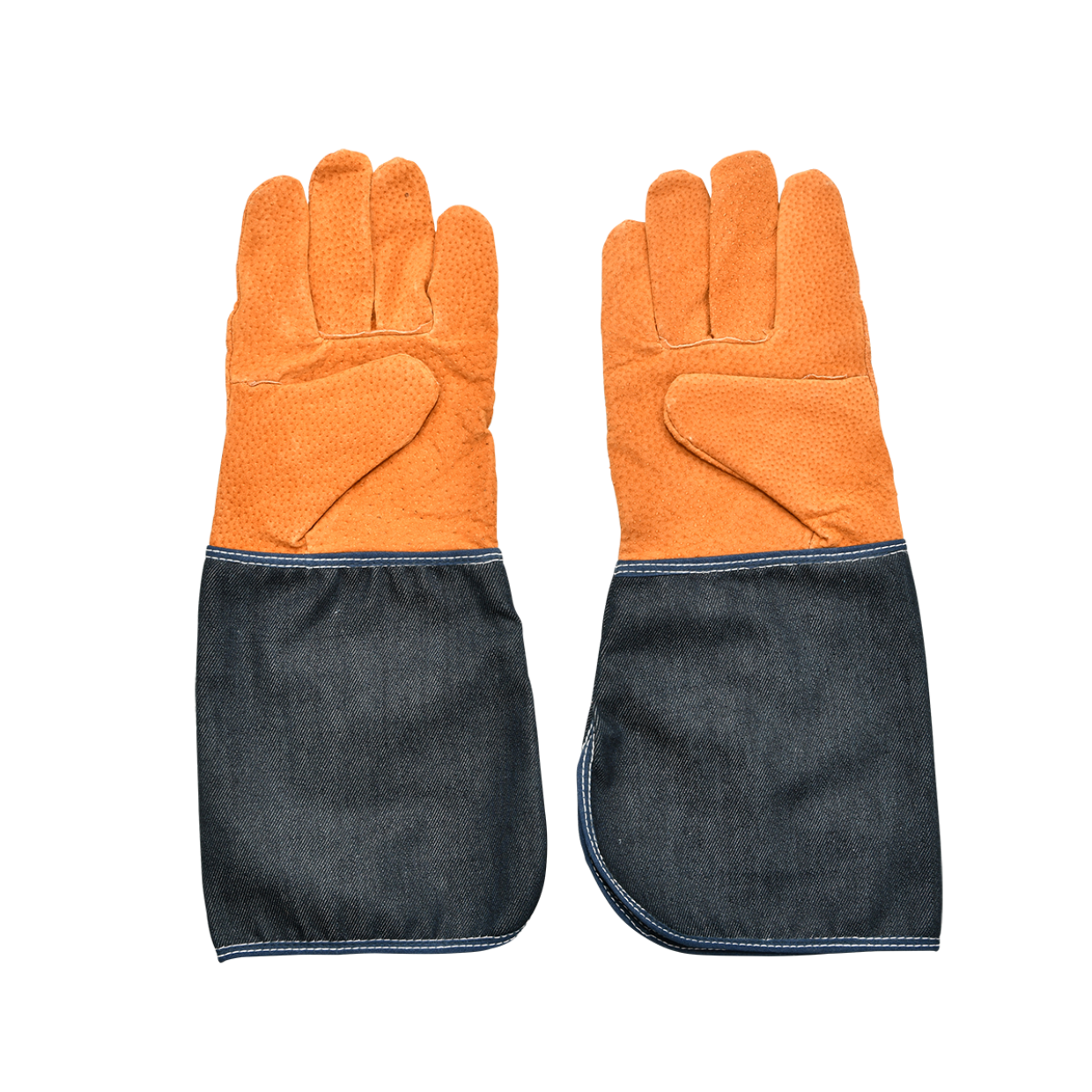 Load image into Gallery viewer, ESSCHERT DESIGN Denim Garden Gloves with Cuffs