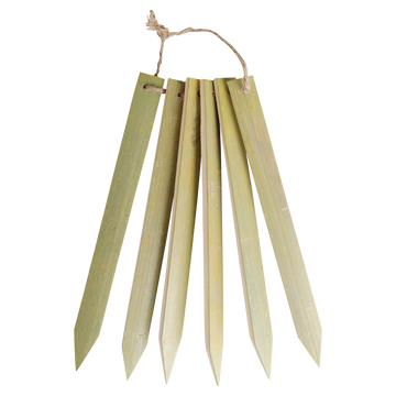 ESSCHERT DESIGN Plant Label Marker Long Bamboo - Set of 6