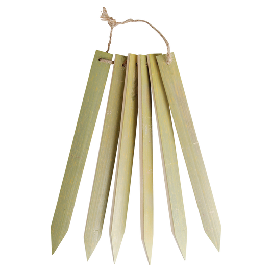ESSCHERT DESIGN Plant Label Marker Long Bamboo - Set of 6