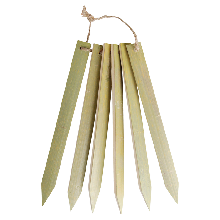 ESSCHERT DESIGN Plant Label Marker Long Bamboo - Set of 6