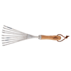 ESSCHERT DESIGN Stainless Steel Hand Leaf Rake