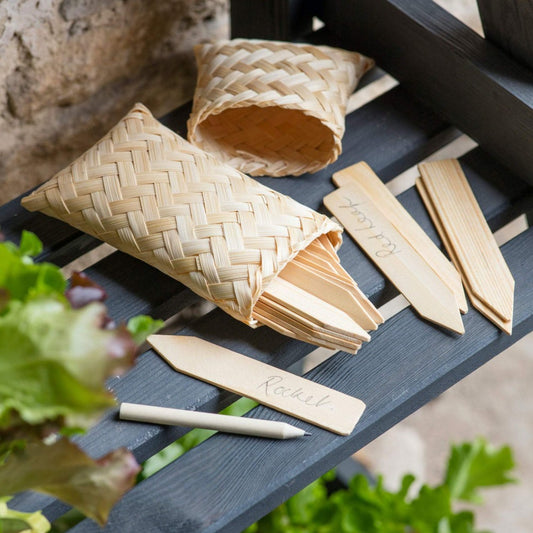 GARDEN TRADING Garden Labels in Bamboo Bag