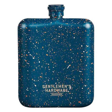 GENTLEMENS HARDWARE Hip Flask - Blue Speckled