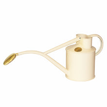 Load image into Gallery viewer, HAWS Gift Boxed Metal Indoor Plant Watering Can &#39;The Rowley Ripple&#39; 2 Pint (1 Litre) - Cream
