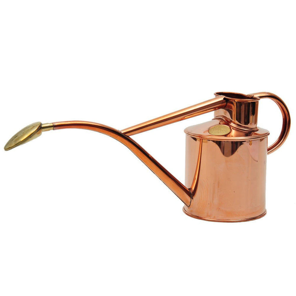 Load image into Gallery viewer, HAWS Gift Boxed Metal Indoor Plant Watering Can &#39;The Rowley Ripple&#39; 2 Pint (1 Litre) - Copper