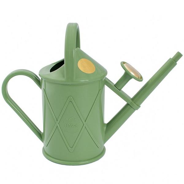 Load image into Gallery viewer, HAWS &#39;The Bartley Burbler&#39;  1 Litre Heritage Plastic Plant Watering Can - Sage Green