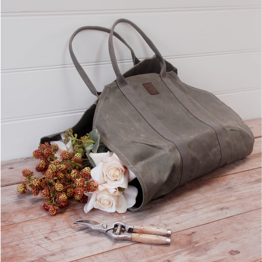 HEAVEN IN EARTH Waxed Canvas Log Bag