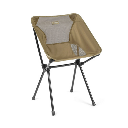 HELINOX Cafe Chair - Coyote Tan with Black Frame
