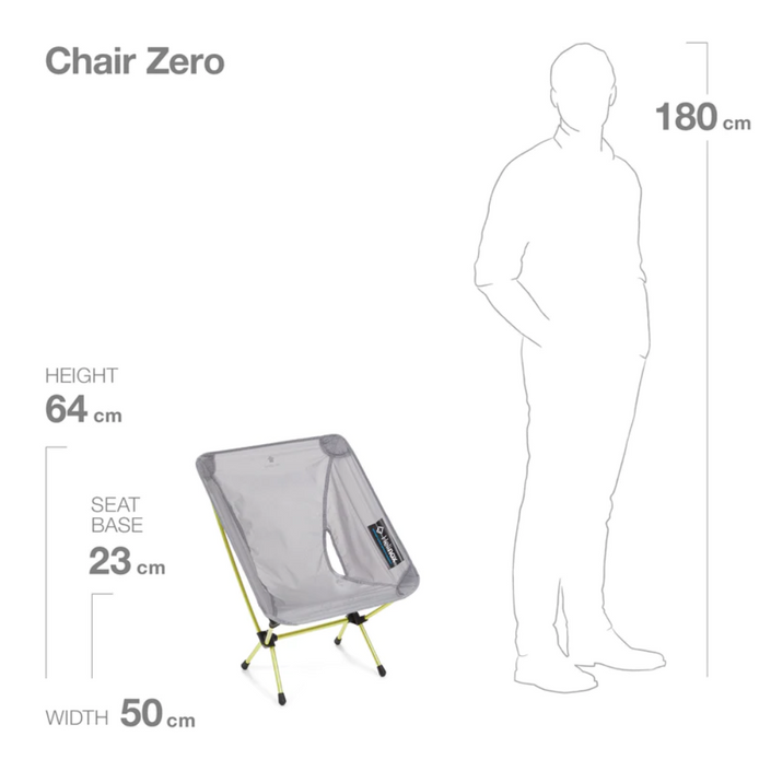 HELINOX Chair Zero - Grey with Melon Frame