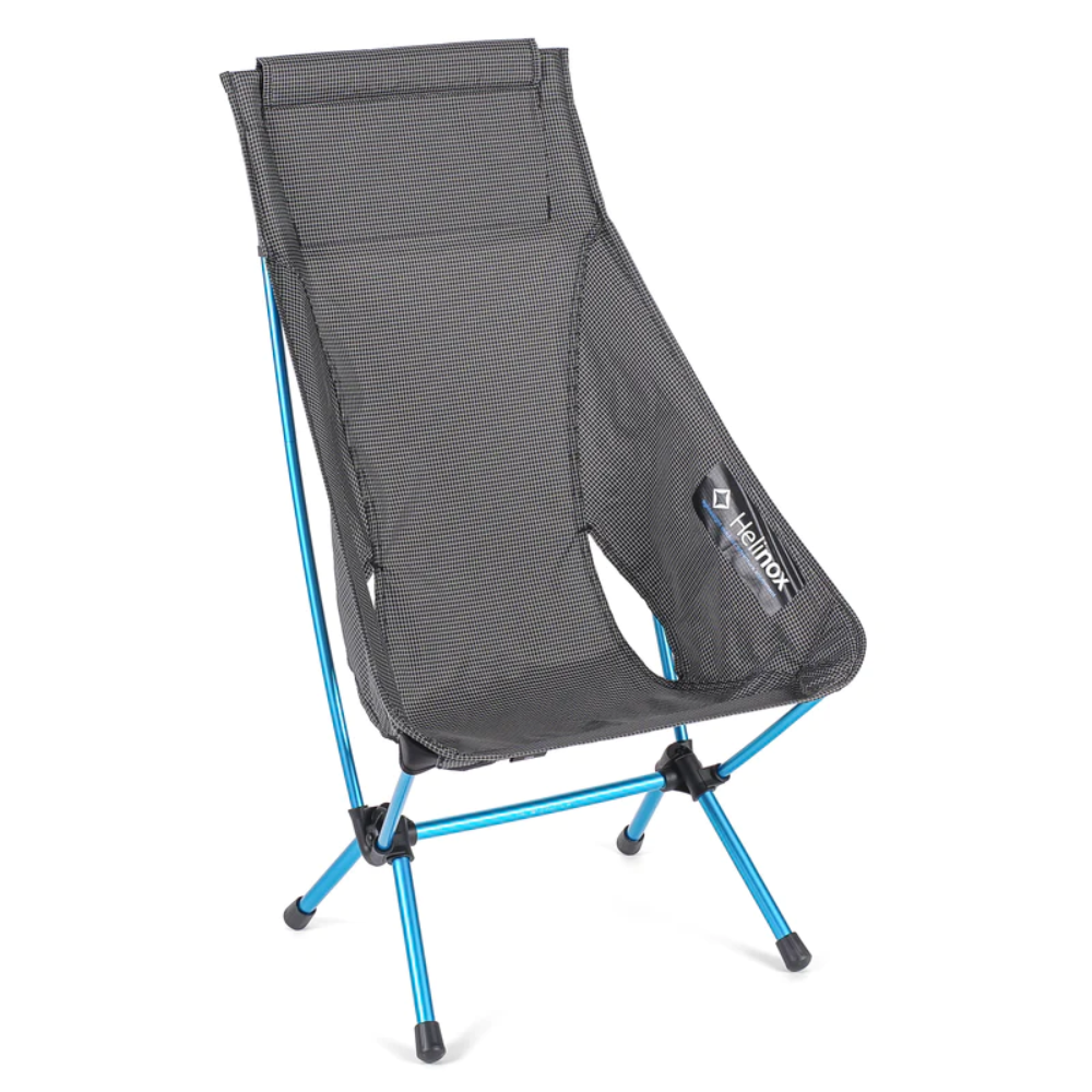 HELINOX Chair Zero High-Back - Black With Blue Frame