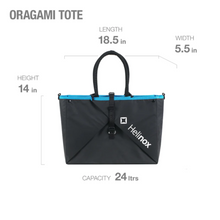 Load image into Gallery viewer, HELINOX Origami Tote &amp; Picnic Mat - Black