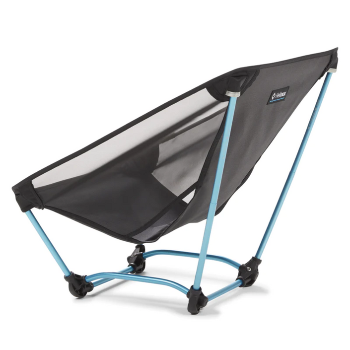 HELINOX Ground Chair - Black With Blue Frame