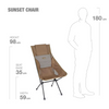 HELINOX Sunset Chair - Coyote Tan with Black Frame