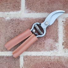 Load image into Gallery viewer, Leather Handled Secateurs