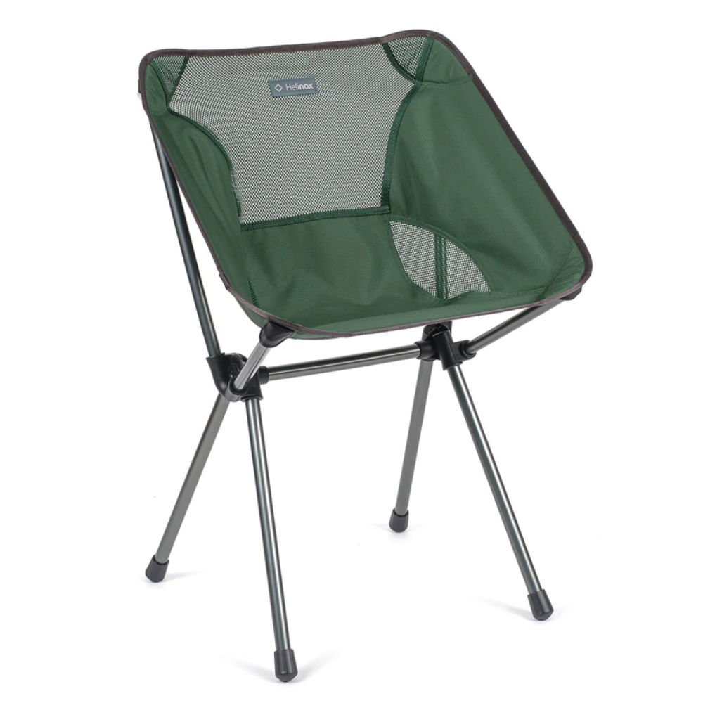 HELINOX Café Chair - Green with Grey Frame