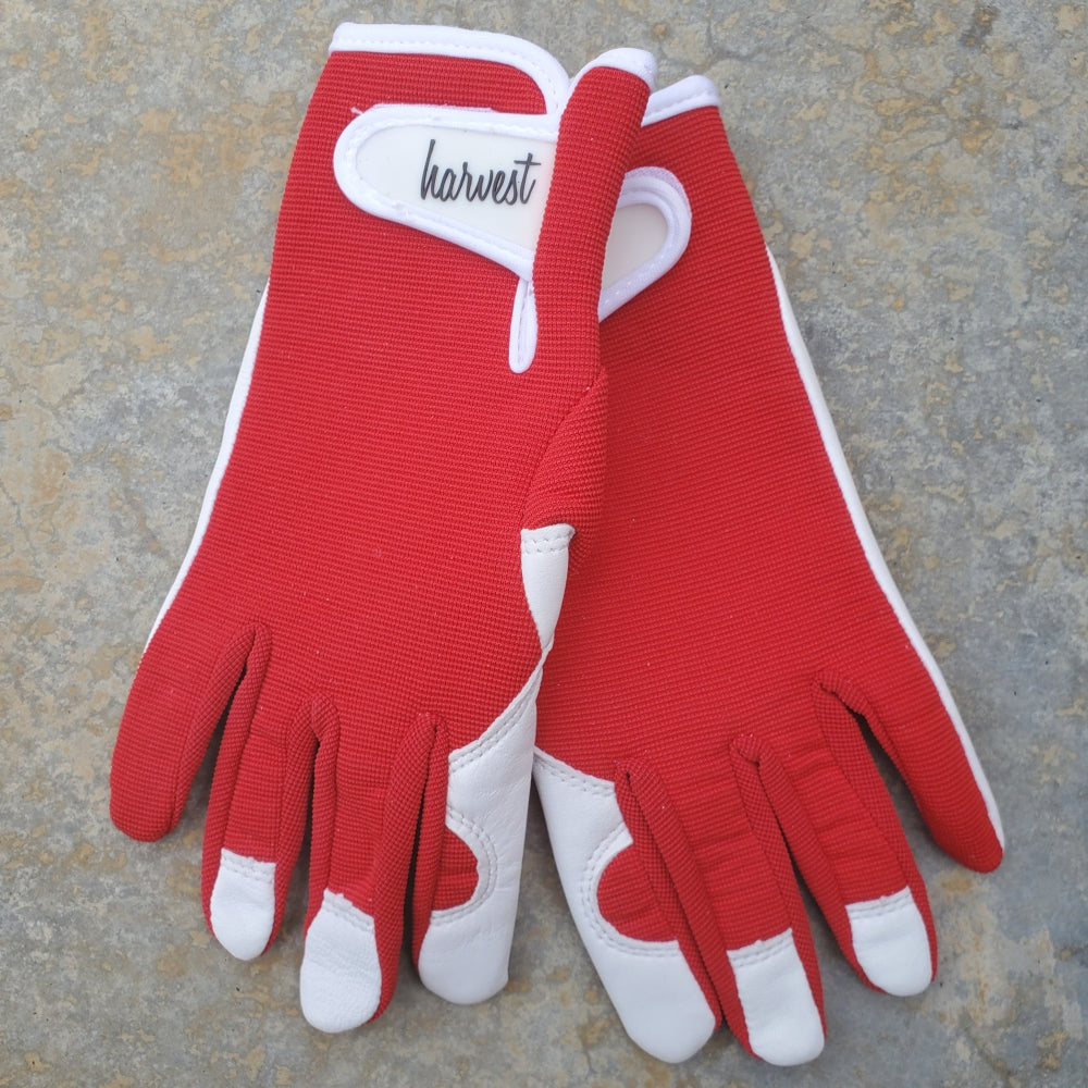 HARVEST Ladies Goatskin Gloves - Red
