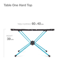 Load image into Gallery viewer, HELINOX Table One Hard Top - Black with Blue Frame