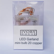 Load image into Gallery viewer, IVORY HOUSE  LED Garland mini bulb 20 copper