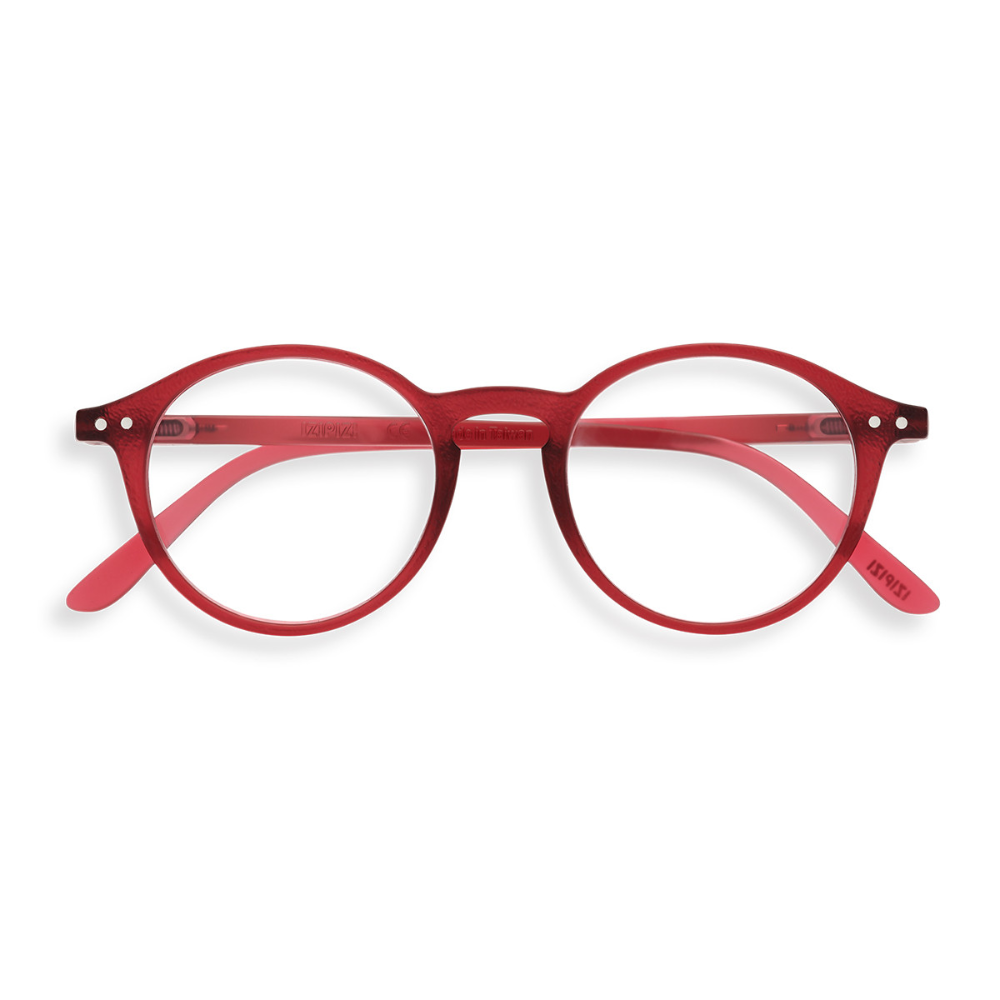 IZIPIZI PARIS Adult Reading Glasses STYLE #D Essentia - Rosy Red