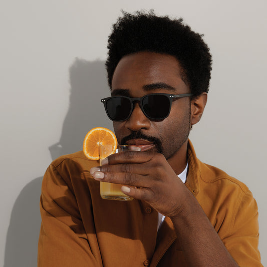 IZIPIZI PARIS Adult Sunglasses Sun Collection Style E - Black