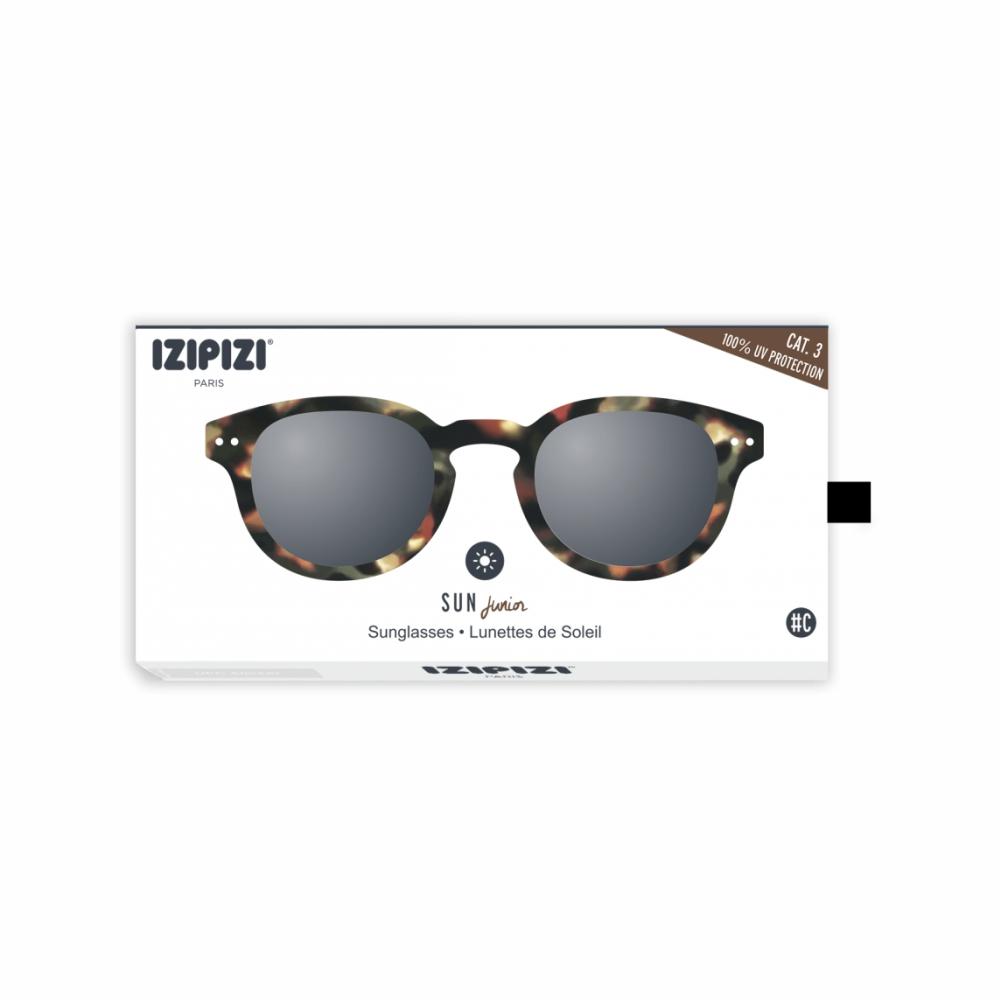 Load image into Gallery viewer, IZIPIZI PARIS Sun Junior Kids STYLE #C Sunglasses - Tortoise (5-10 YEARS)