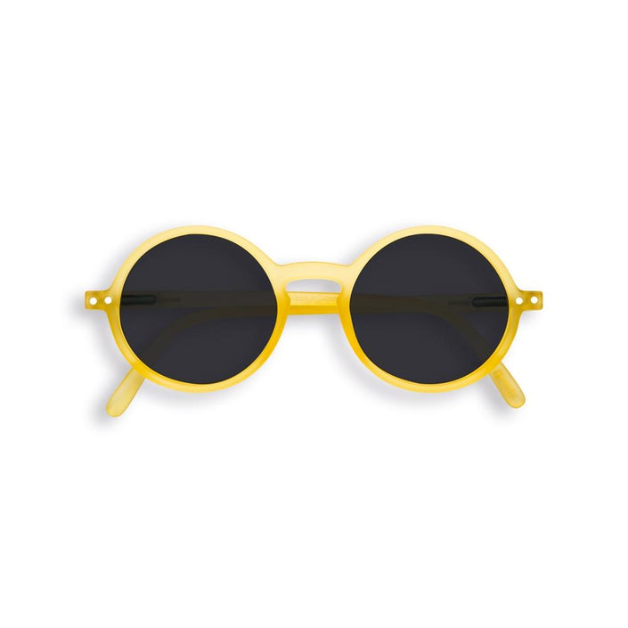 IZIPIZI PARIS Sun Junior - STYLE #G Sunglasses - Yellow Chrome (3-10 YEARS) *Flash Lights Limited Edition*