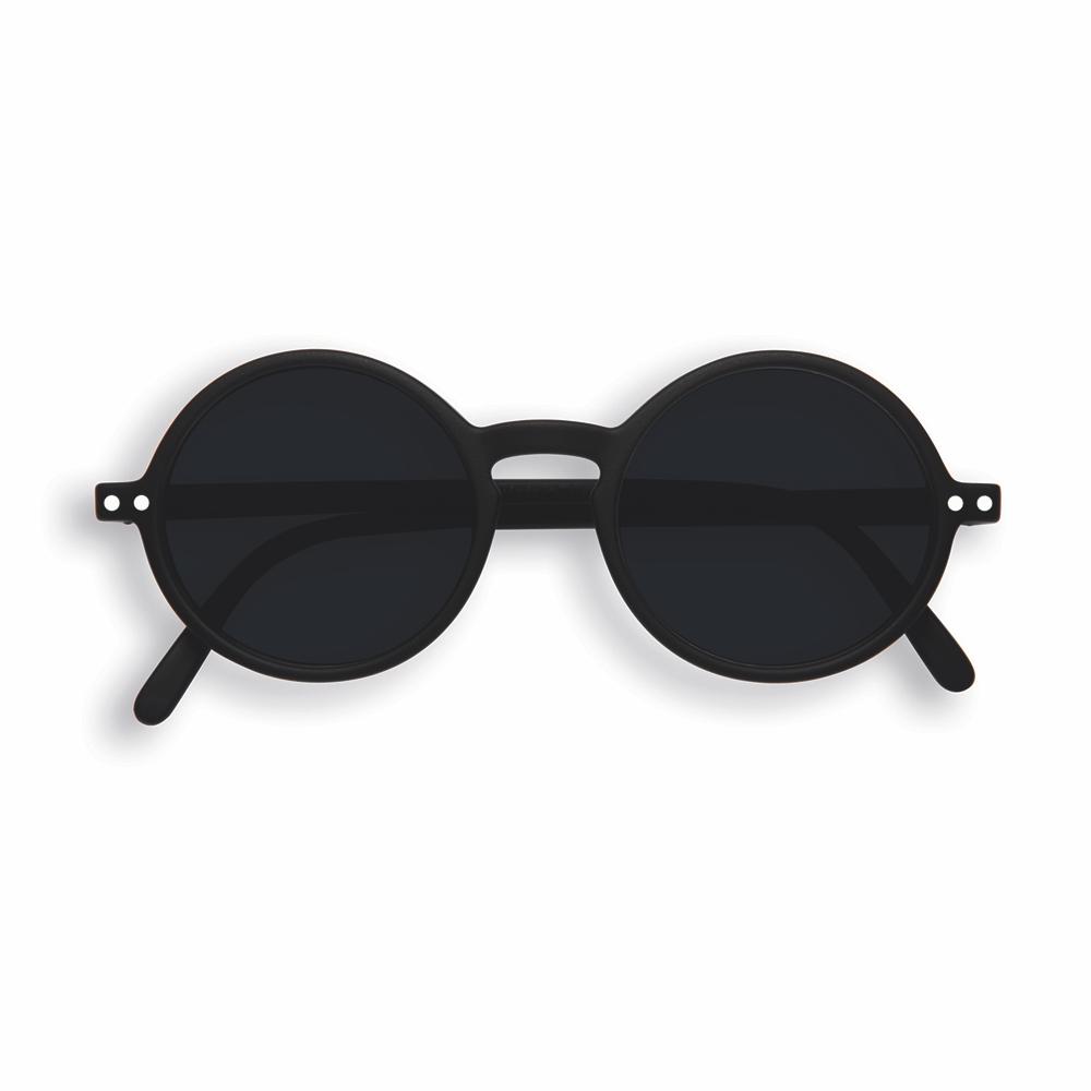 IZIPIZI PARIS Sun Junior - STYLE #G Sunglasses - Black (3-10 YEARS)