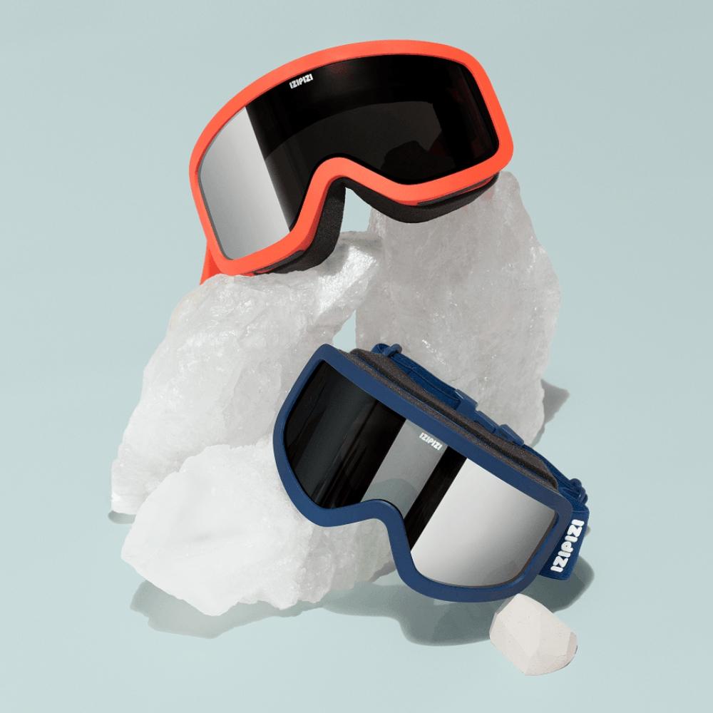 Load image into Gallery viewer, IZIPIZI PARIS Junior Kids Snow Goggles - SMALL - Orange