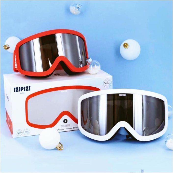 IZIPIZI PARIS Adult Snow Goggles - LARGE - White