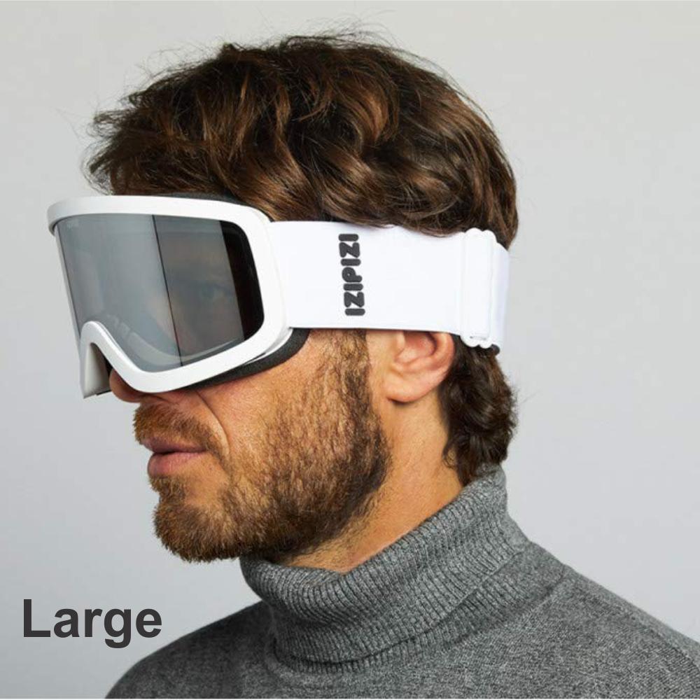 Load image into Gallery viewer, IZIPIZI PARIS Adult Snow Goggles - LARGE - White