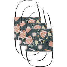 Load image into Gallery viewer, ANNABEL TRENDS Washable Reusable Surgical Style Face Mask - Aussie Flora Khaki **REDUCED!!**