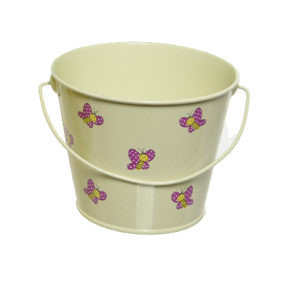 KAEMINGK Childrens Bucket Butterfly - Cream