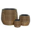 KAEMINGK Wicker Tapered Planter Round - Set of 3 **Limited Stock**