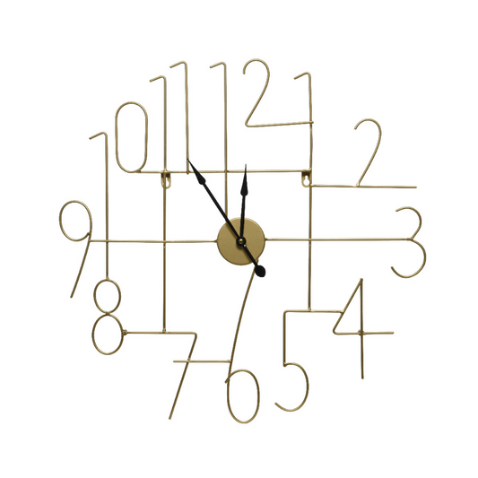 KAEMINGK Iron Clock With Numerals **Limited Stock**