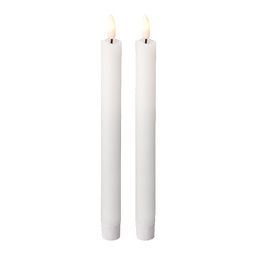 KAEMINGK LED Wax Dinner Candle - Set of 2 **Limited Stock**