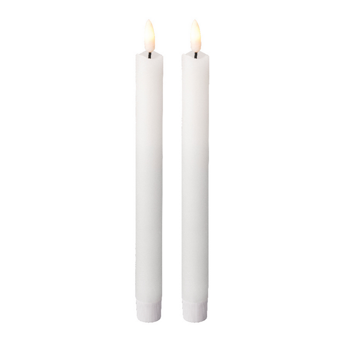 KAEMINGK LED Wax Dinner Candle - Set of 2
