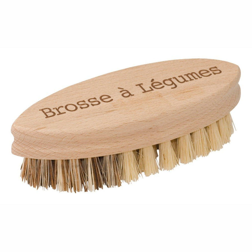 Load image into Gallery viewer, KELLER BÜRSTEN Vegetable Brush Beechwood &amp; Union Fibre - French Text - Brosse á Légumes