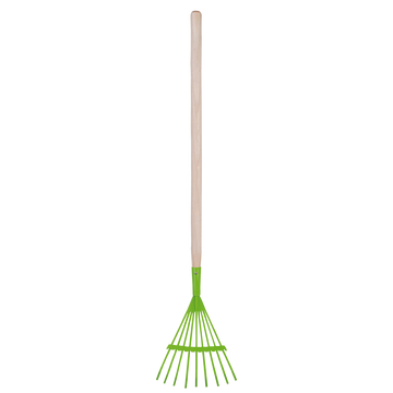 ESSCHERT DESIGN Children's Lawn Rake - Woodland Green