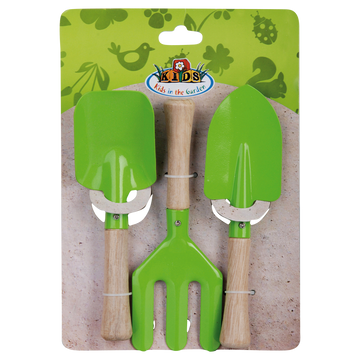 ESSCHERT DESIGN Children's Garden Tool Set 3 Piece - Woodland Green