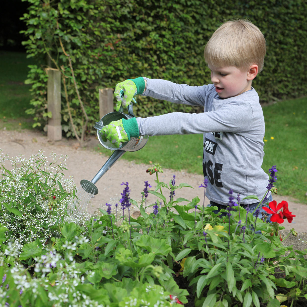 Load image into Gallery viewer, ESSCHERT DESIGN Children&#39;s Gloves - Woodland Green