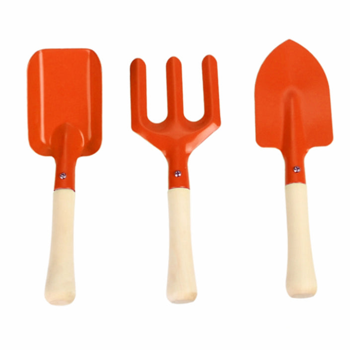 ESSCHERT DESIGN Children's Tools Set of 3 - Orange
