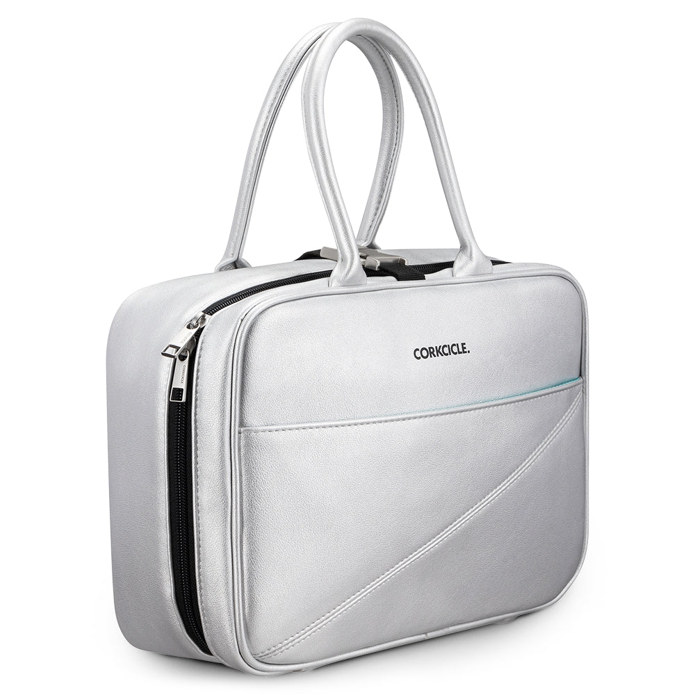 Load image into Gallery viewer, CORKCICLE Baldwin Boxer Insulated Lunch Bag/Box - Silver **CLEARANCE**